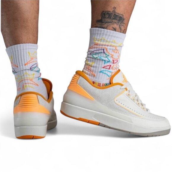 Nike Air Jordan 2 Retro Low \'Craft\' Sail Melon Tint Sneaker Mens 18 DV9956-118 main image 15